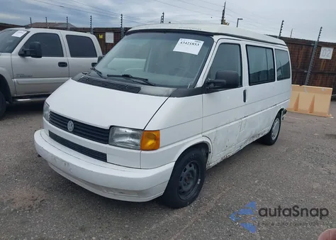 1993 Volkswagen Eurovan Mv z USA, uszkodzony, nr VIN WV2MC0708PH067862